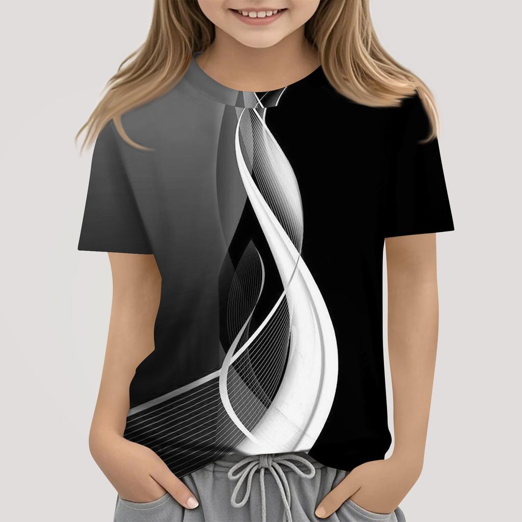 Футболки для малышей, девочек и мальчиков, детские футболки с короткими рукавами и принтом для мальчиков и девочек