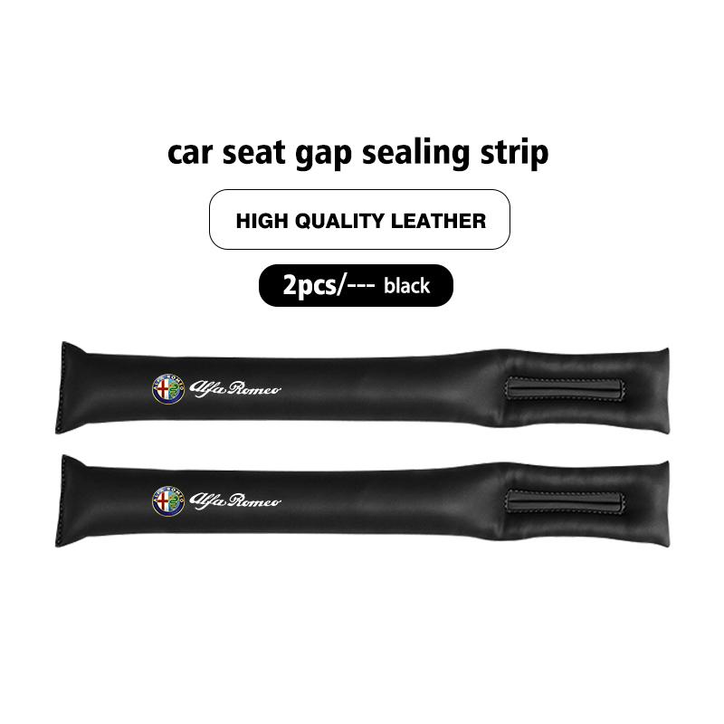 EKIS8 For Alfa Romeo Car Seat Gap Plug Seam Filling Anti-Leakage Seat Side Slot Strip Pads Giulietta GT 159 147 156 Mito Brera Giulia