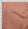 oneOone Cotton Flex Dark Peach Orange Fabric Leaves & Floral Block Sewing Craft Projects Fabric Prints By Yard 40 Inch