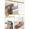 5 Tiers Trouser Hanger Scarf Shawl Dress Clothes Scarf Tie Hanger Towel Closet Organizer
