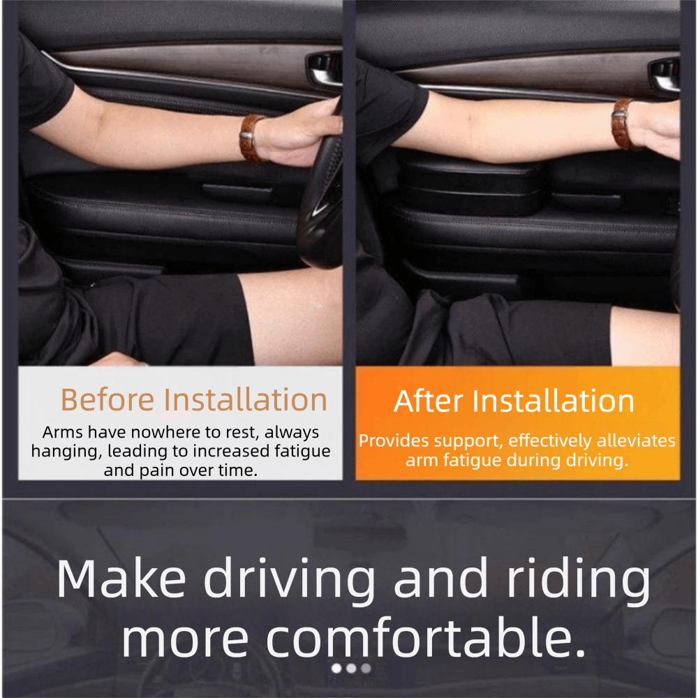 Self-adhesive Multifunctional Armrest Console Anti Slip Expandable Storage Compartment Stowing