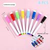 8Pcs Colorful Magnetic Whiteboard Dry Erase Marker Pens High-Capacity Erasable Whiteboard Marker Pens Office School Supplies