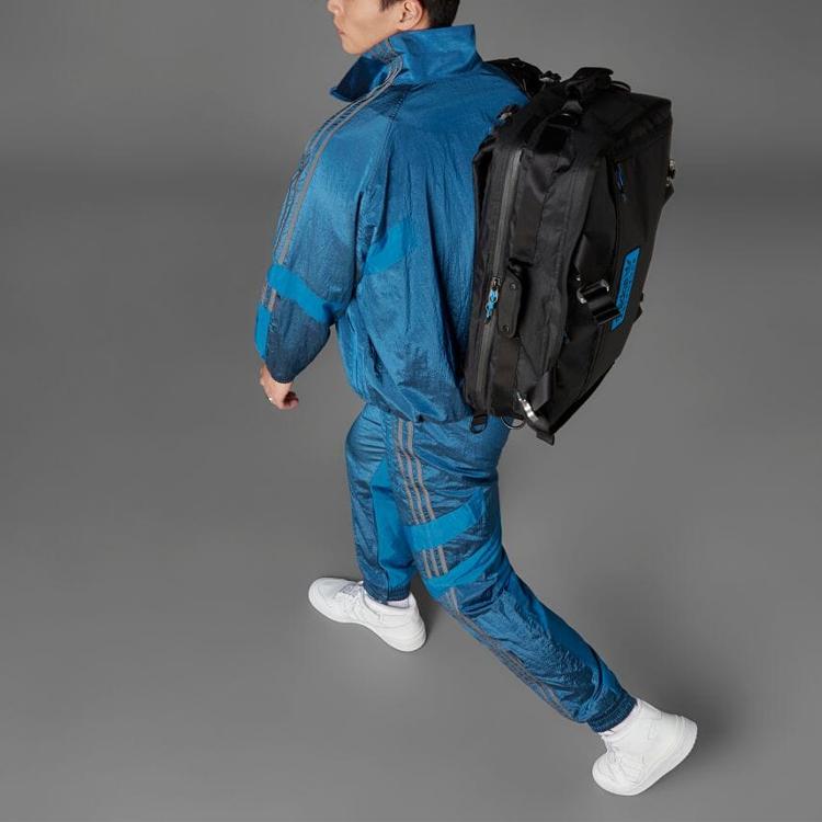 Adidas Оригинальные свободные спортивные брюки с трилистником, синяя версия, мужские брюки HD2243