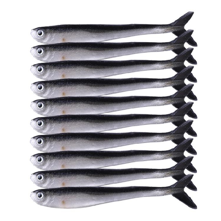 30Pcs Fishing Lures Soft Loach Soft Fish Lures Simulation Loach Soft Baits Soft Swimming Lures Slow Floating Lures Set