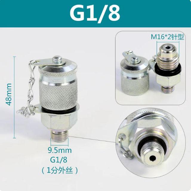63MPa Hydraulic Pipeline Pressure Measuring Joint British Metric American Connection Pressure Gauge Special Hose Excavator Acces