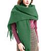 Women's  And Winter Christmas Fashion Warm Casual Solid Color Long Scarf