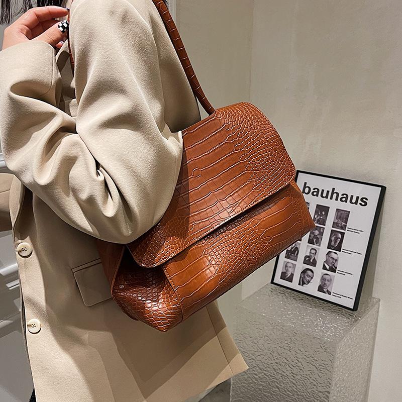 Женская сумка, новая повседневная большая емкость, искусственная кожа, модная однотонная универсальная сумка через плечо