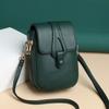 Simple Shoulder Bag for Women PU Leather Crossbody Bag Multi-layer Messenger Handbag and Purse Flap Phone Bag