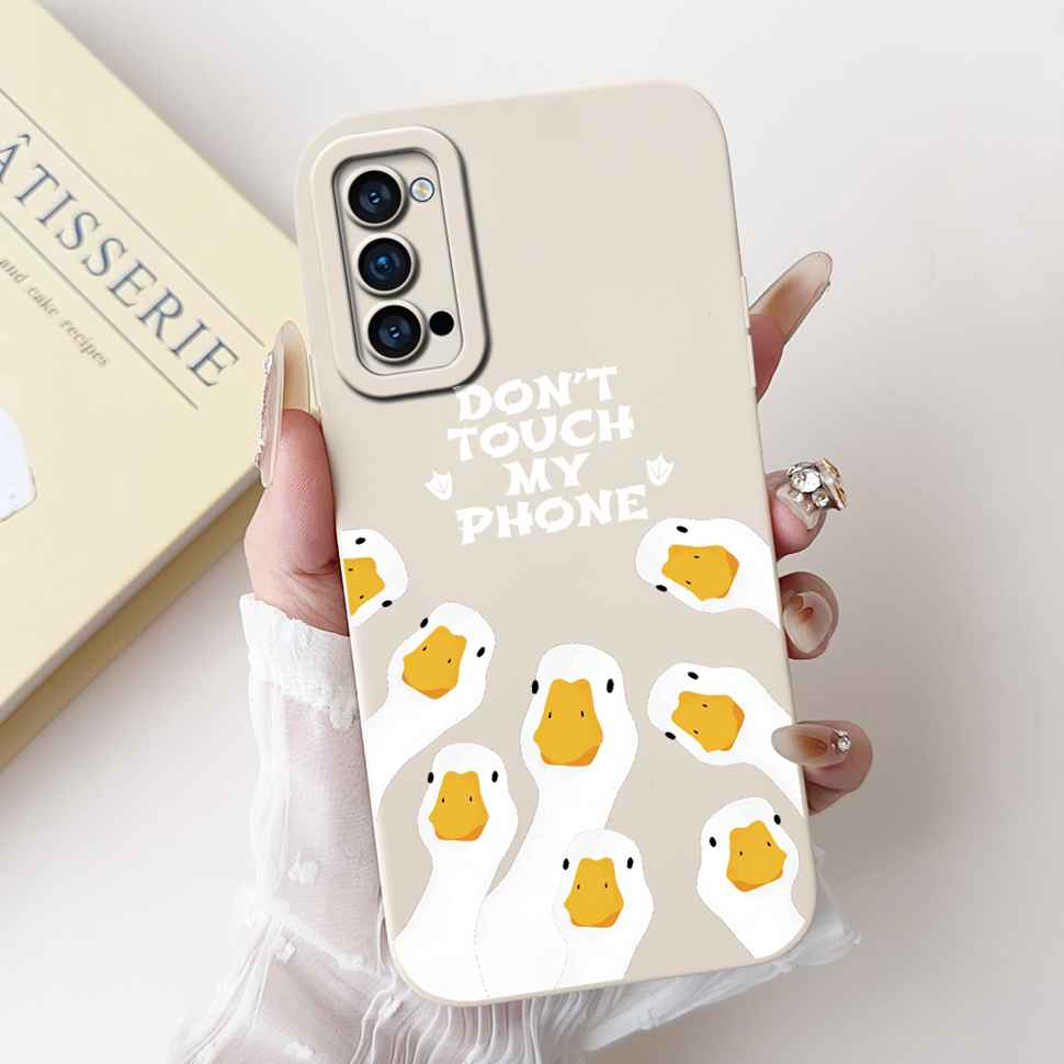 For Oppo Reno4 Pro 5G Case CPH2089 Luxury Art Painted Cover For Oppo Reno4 Reno 4 Pro 5G Phone Case Protector Soft Cover