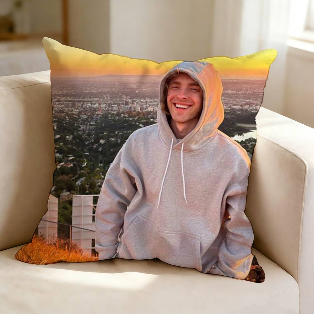 Famous Russian rapper EEgor KKreed Pillow Case Square DoubleSided Sofa Cushion Cover Bedroom Bedside Pillow