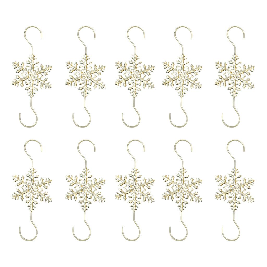 10 Pack Ornament Hooks – Holiday Ornament – Christmas Ornament Hooks For Christmas Decoration (Green)