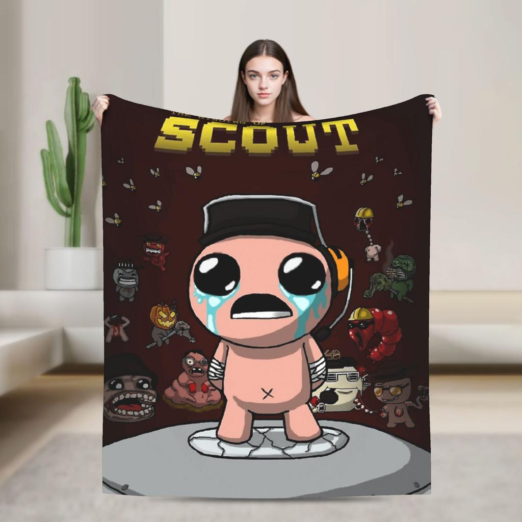 The Binding of Isaac Plush Blanket Kids Flannel Throw Blanket For Bedroom Soft Custom Quality Bedspread Gift
