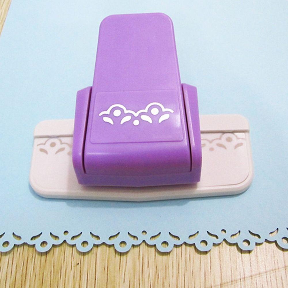 Резак для бумаги Декоративный бордюр S Дизайн цветка Сделай сам Скрапбукинг Тиснение Дырокол Фигурный бордюрный дырокол