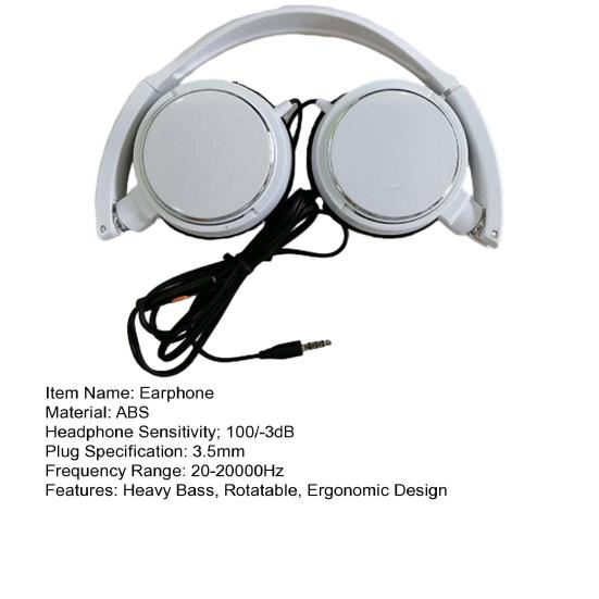 Игровая проводная гарнитура с мощными басами, вращающаяся, эргономичный дизайн, удобная в ношении, универсальные наушники со звуком Hi-Fi
