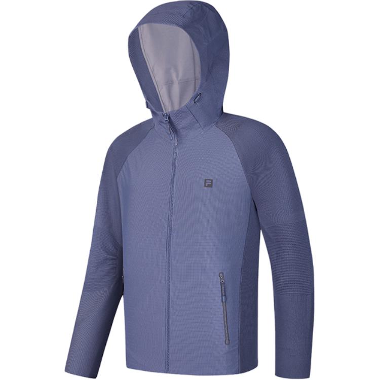 FILA Fitness Jacket Men's Bright Gray Blue A11M441704F-BU