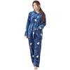 Luanna Jena Miffy Women's Loungewear, Fluffy Long Sleeve Pajama Set, Birthday Gift, QWMI03 (Navy Blue)
