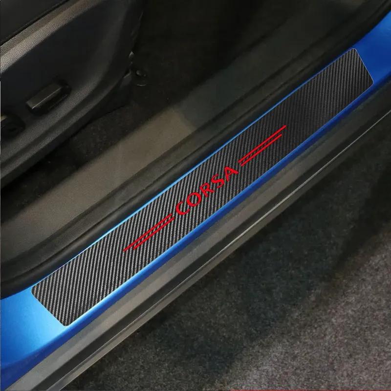 Наклейки на пороги автомобиля для Opel Astra ignia Meriva Mokka Adam Grandland Combo Corsa Crossland X OPC Tigra Аксессуары