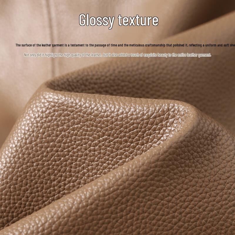 KAISER Men's Genuine Calfskin Leather Jacket