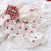 3Pcs/set Pure Cotton Panties For Women Lovely Printed Underwear Red Bowknot Underpants Soft Lingerie Strawberry Fashion Briefs