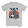Godzilla Ramen Yeyayotgan Erkaklar Maykasi Qiziqarli Kundalik Qisqa Qo'lli Moda Futbolka O-bo'yinli Paxtali Toplar Tees Hip Hop Streetwear
