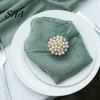 No Loose Edges Napkins Rustic Cloth Napkin, Solid Color Cotton 18 x Inch Washable Soft Durable Dinner Napkin for Home Wedding Bridal Shower Baby Table