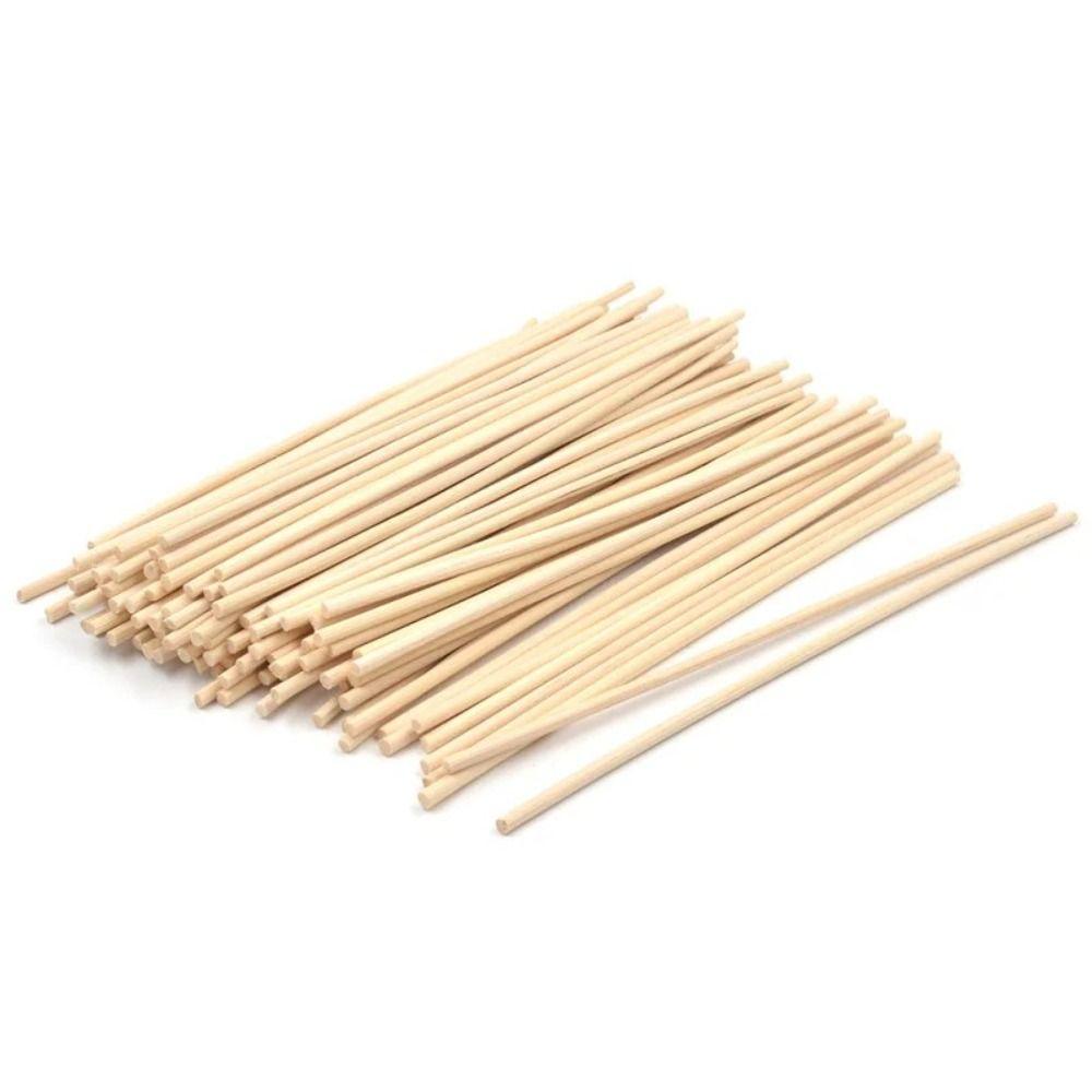 100Pcs Black/White/Wood color Reed Diffuser Replacement Stick Aromatherapy Refill Sticks Bathroom