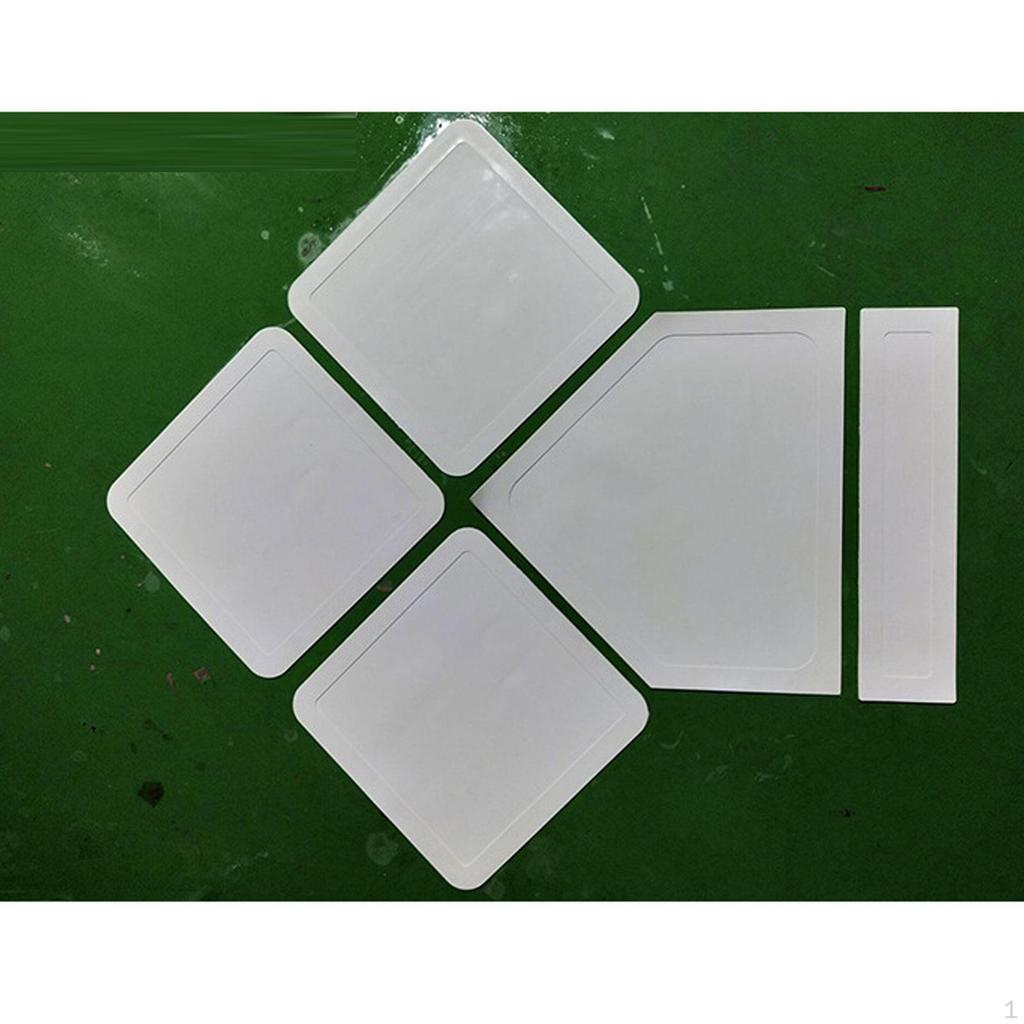 Baseball Softball Base Set Throw Down Rubber Bases Home Plate Pitcher Mound Portable Practice