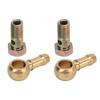 2 Set M12x1.25mm To 3 8in Turbo Water Banjo Bolt Good Sealing Turbocharger Water Line Pipe Banjo Connector Kit