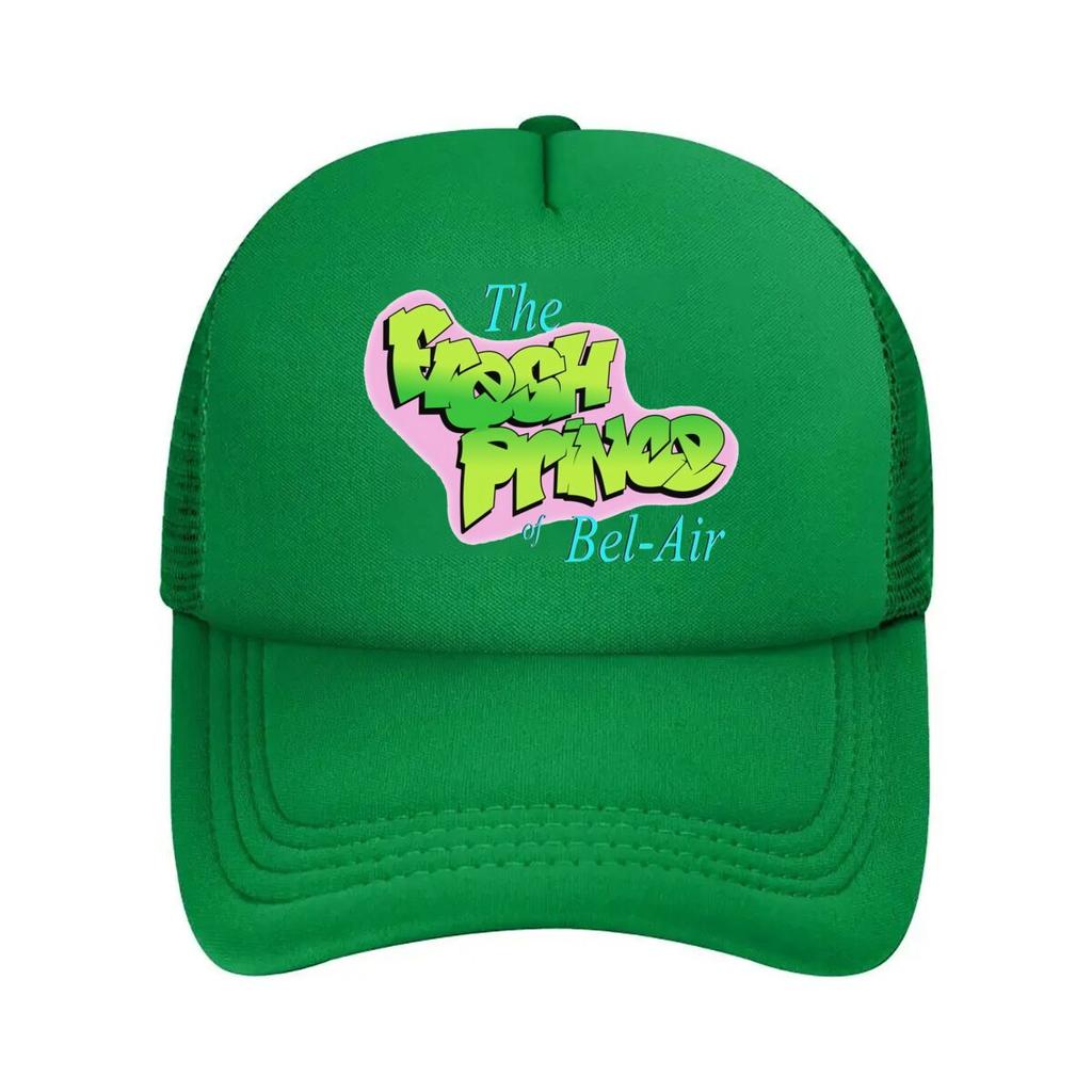 The Fresh Prince of Bel  Air Text Art Mesh Baseball Caps Unisex WoUnisex Retro Sun Breathable Snapback Caps Dad Spring Hats