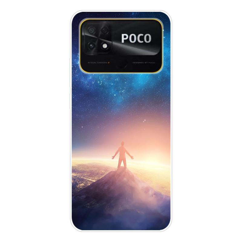 Для Xiaomi Poco C40 C 40 Чехол Мягкая силиконовая задняя крышка Мультяшный чехол для телефона Разнообразие