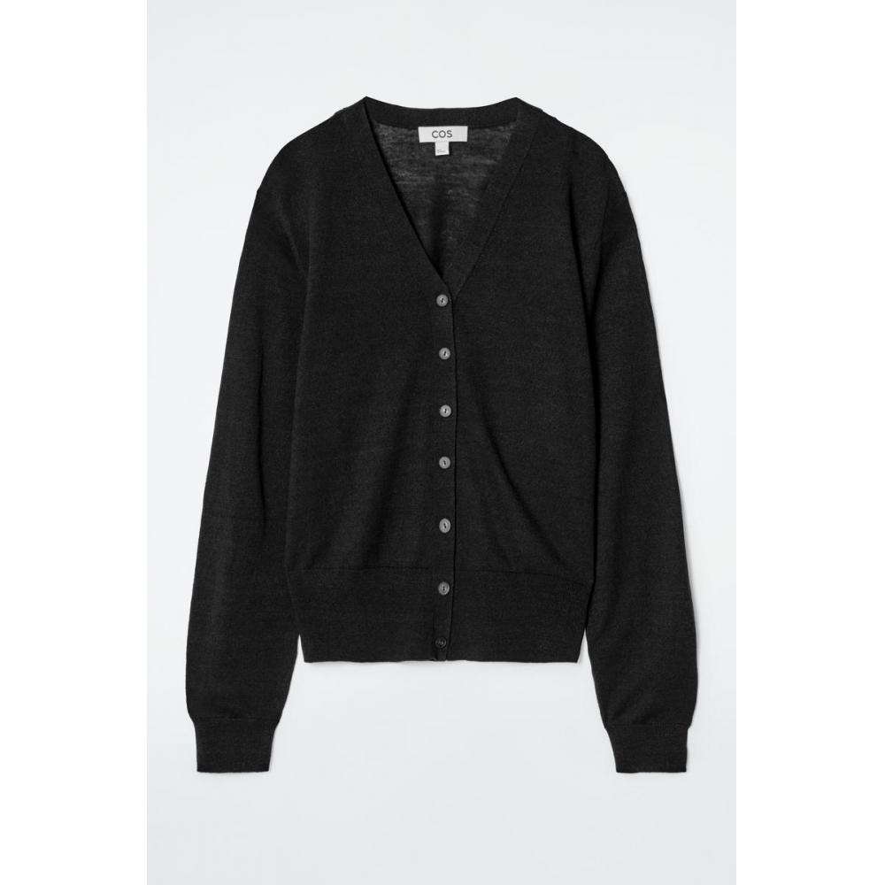 Cos Japan Merino Wool V Neck Cardigan