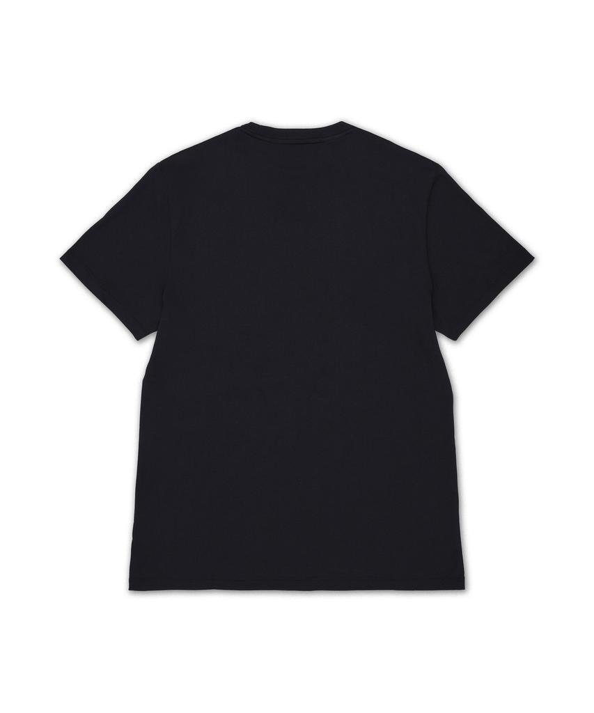 POLO RALPH LAUREN Хлопковая трикотажная рубашка-слип с логотипом - Черная