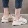 Women's Casual Shoes Leather White Shoes Women's 2025 New Breathable Student Board Shoes Women Sneakers White
