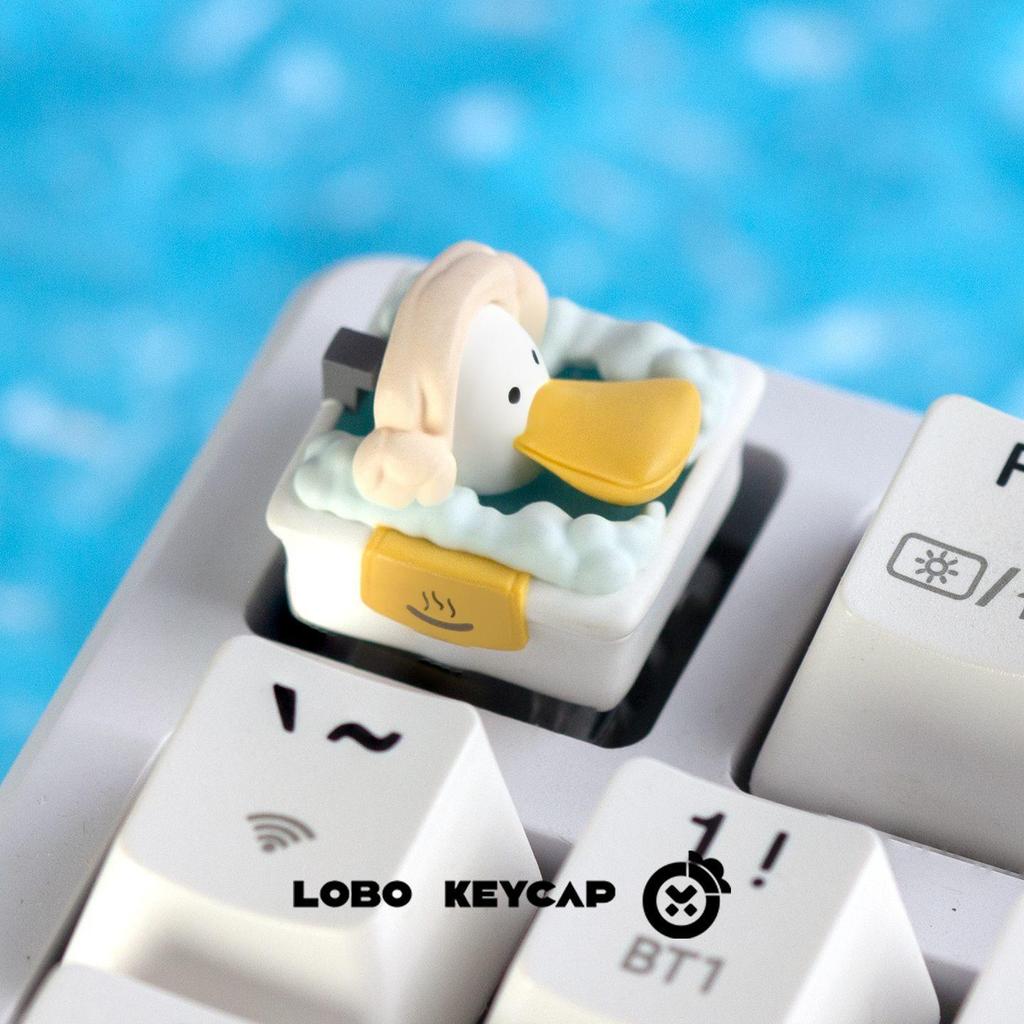 Siam Li Pu Cute Translucent Resin ESC Keycap - Creative Personalized Mechanical Keyboard Gift