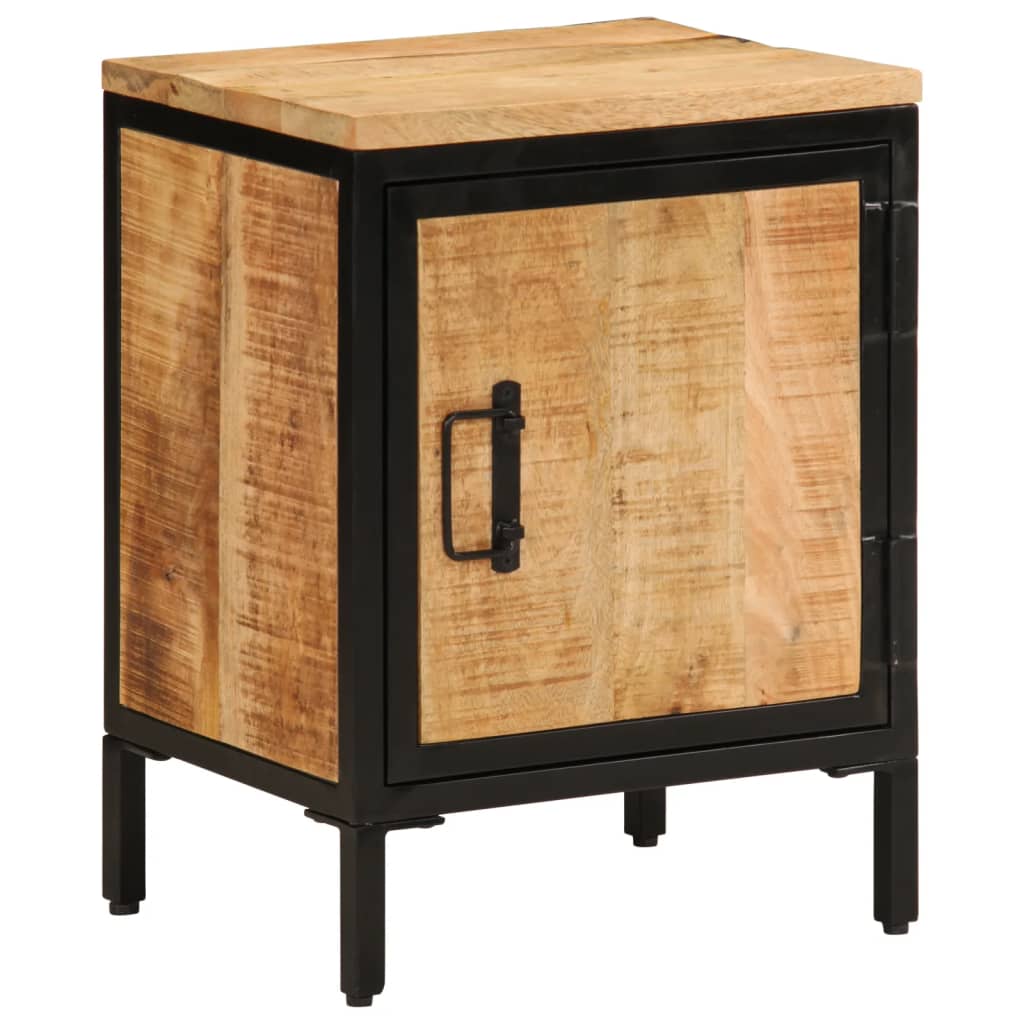 Nightstand 40 x 30 x 52.5 cm Rough Solid Mango Wood