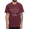 Natural Cotton Old School  Game Battle City T Shirt Casual For Unisex Homme Tee Shirt Plus Size Guys Punk Designer Streetwear