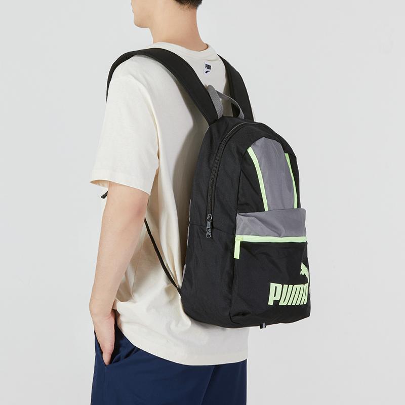 New PUMA Fabric Backpack Regular Unisex Black 078962-01