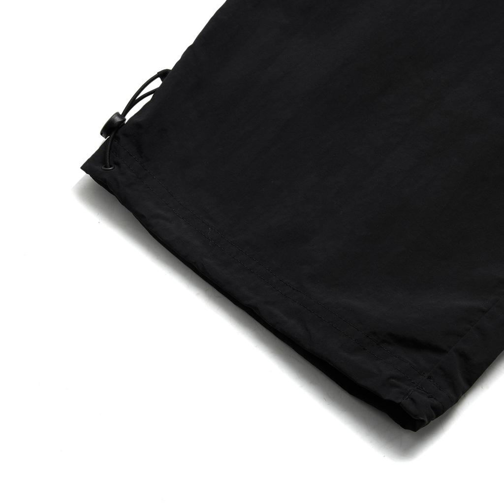 Li Ning Badfive удобные повседневные простые прямые спортивные брюки со шнуровкой мужские низы черного цвета AYKV099-2