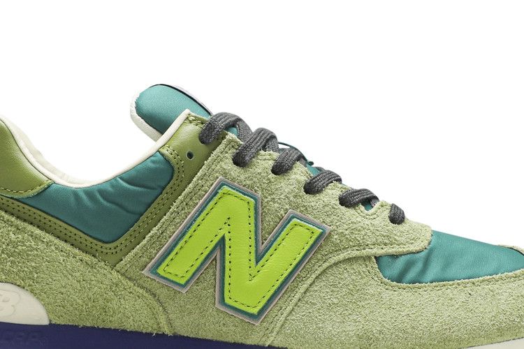 Мужские кроссовки Stray Rats x New Balance 574 'Зеленые'