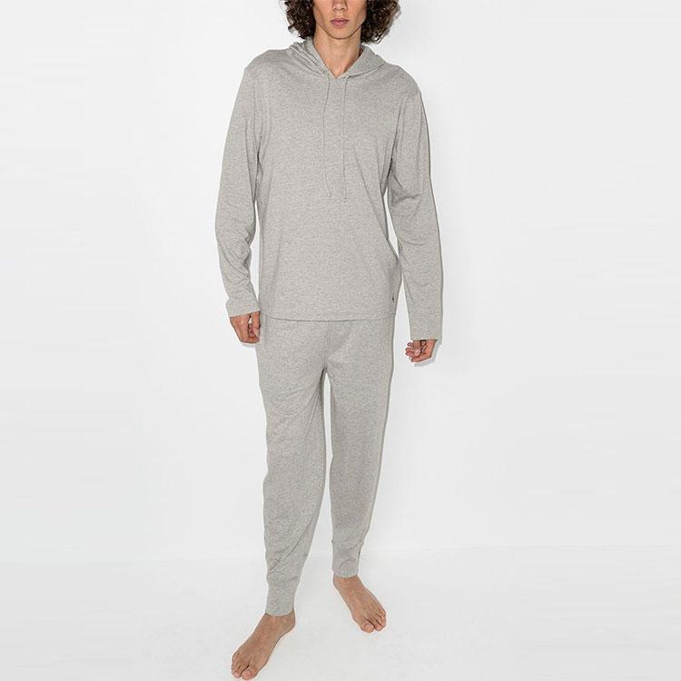 Мужская толстовка с капюшоном Polo Ralph Lauren Logo Вышитый однотонный серый 714844760-002