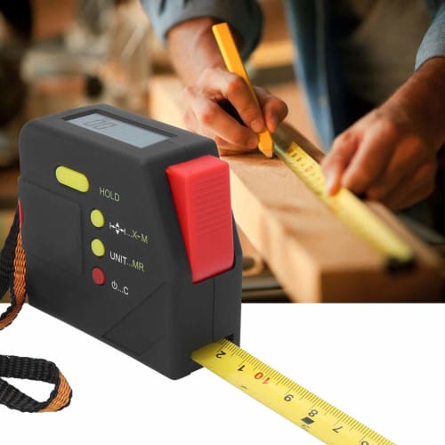 Marvellous Digital Tape Measure, 5m Digital LCD Display, Electronic Measuring Tape, Woodworking Ruler, Accurate Portable Measuring Tool