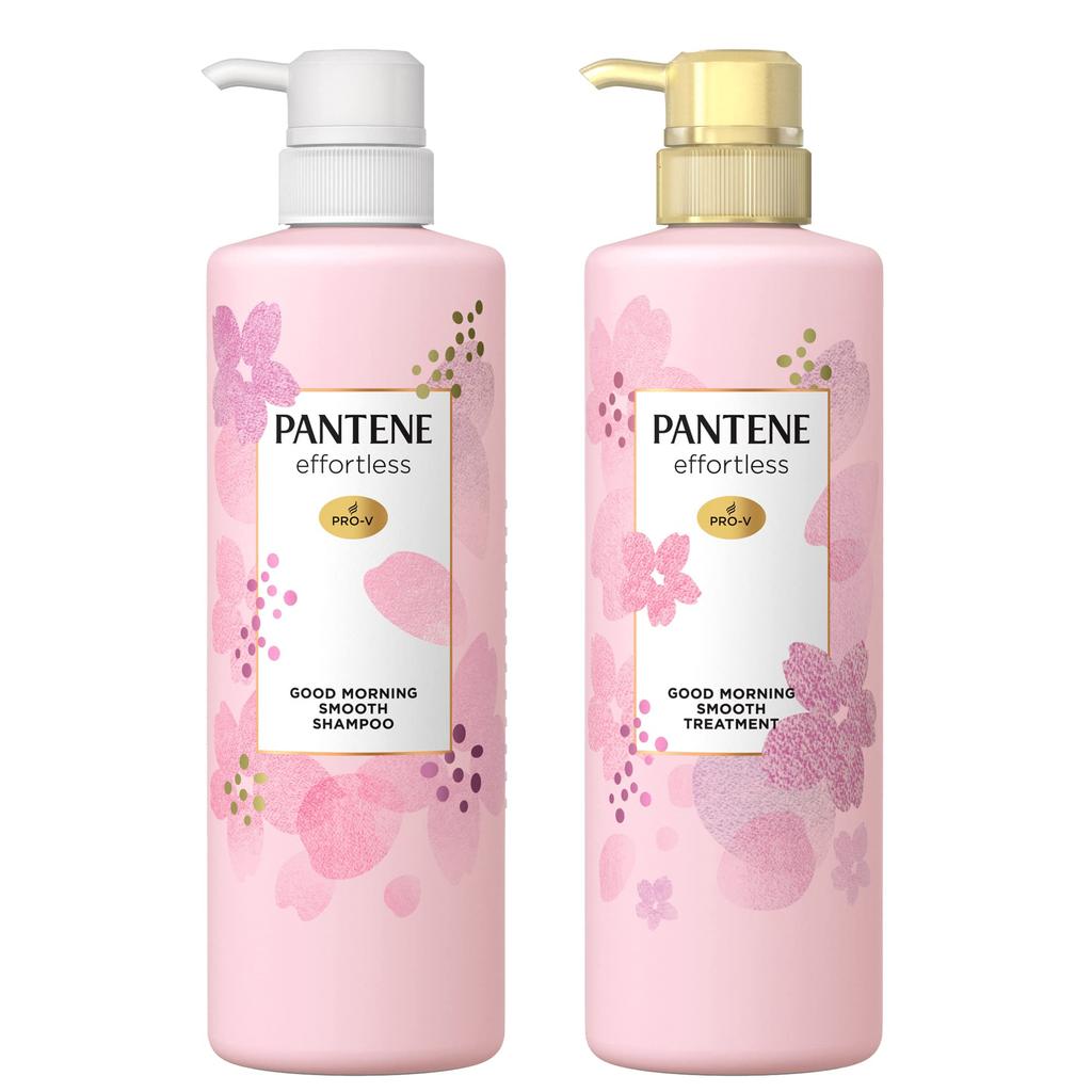 Pantene Шампунь и средство для ухода Effortless Good Morning Smooth, дозатор 400 мл+400 г 2,0 шт.