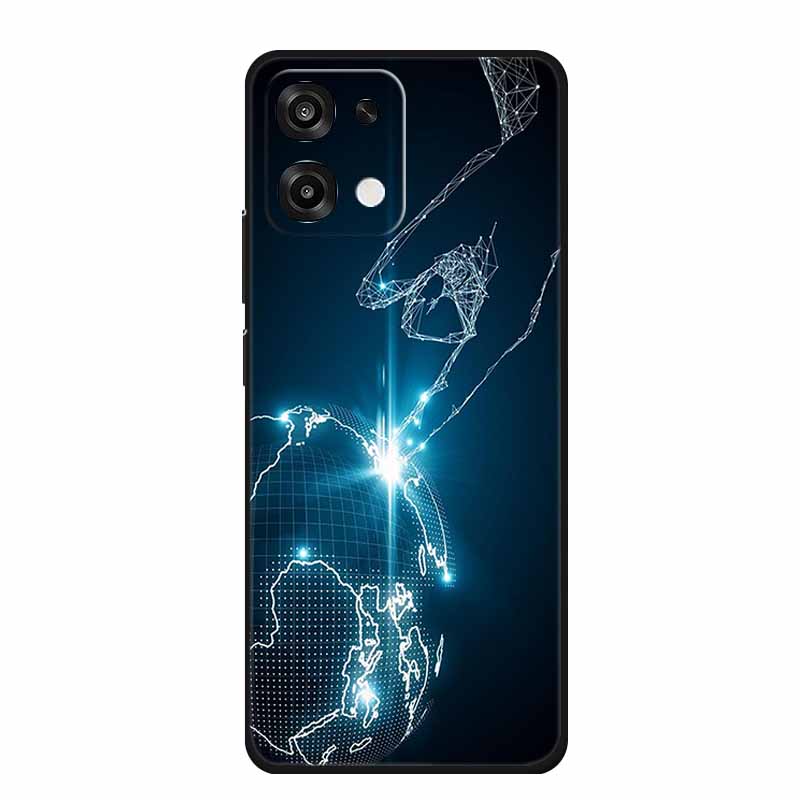 Чехол для телефона OPPO F31 F 31 Funda Модные цветы Черный силиконовый Мягкая задняя крышка для OPPO F31 5G 2025 Case CPH2781 Coque Shell