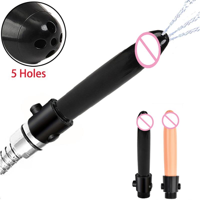 Douche Enema Shower Cleaning Set Anal Plug Dildo Beads Anal Enema Cleaning Butt Plug Gay Sex Toy For Man