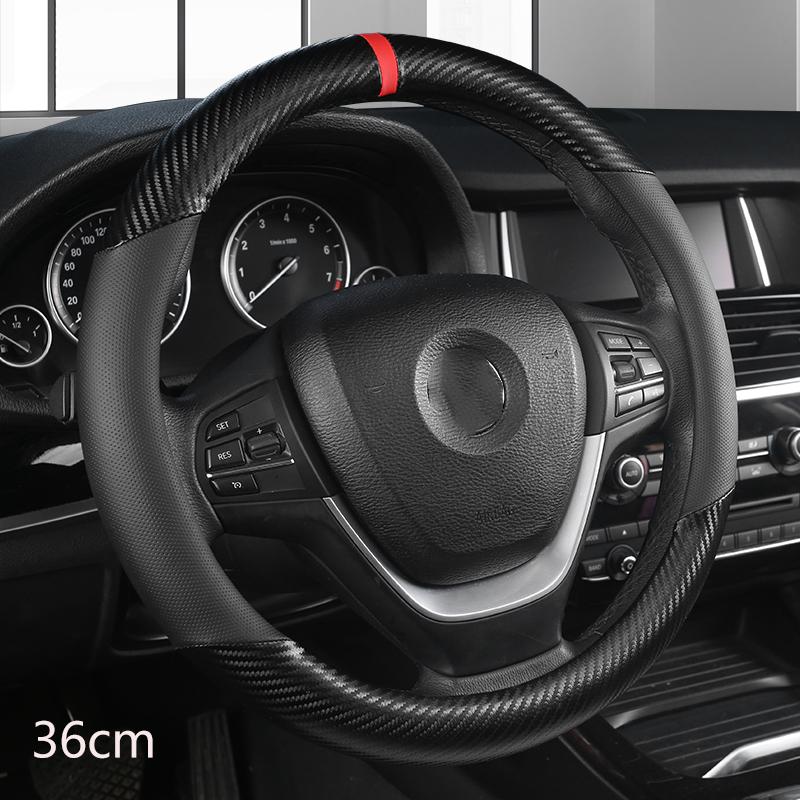 D/O Форма 36 см чехол на руль автомобиля из углеродного волокна, размер S для Honda Civic Ciimo Jade SUZUKI Alto NISSAN Juke Auto