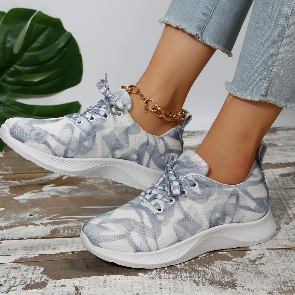 European and American Style Color Block Women's Sports Shoes 2024 Spring and Autumn New Shallow Mouth Soft Bottom Sneakers