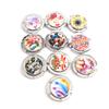 1 Pcs Round Table Vintage Flowers Foldable Purse Bag Hanger Handbag Hook Holder