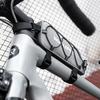 Frame-mounted bicycle pannier bag 0.9l - silver