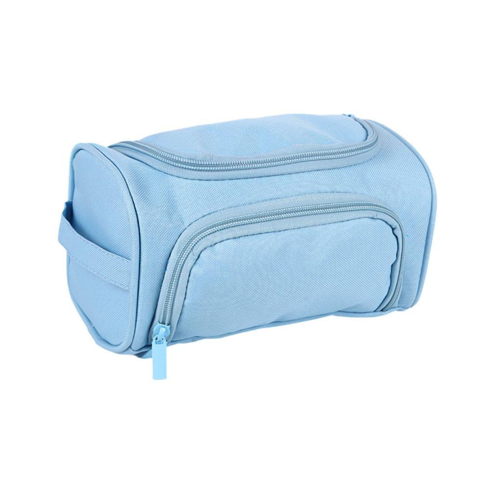 Large Capacity Pencil Bag Oxford Cloth Stationery Organizer Simple Double-Layer Pencil Case  Travel