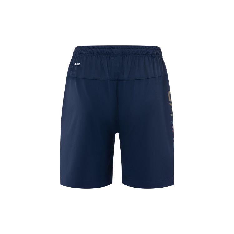 Li Ning Feather Series Breathable Sports Quick-Dry Straight-Leg Shorts Men Shorts Blue AAPT061-3